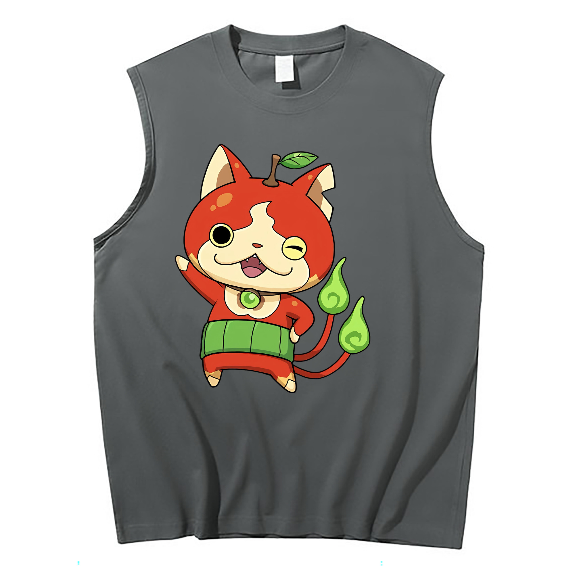 （画像用） 妖怪ウォッチ Yo-kai Watch コットン100％タンクトップ（フロントプリント）
